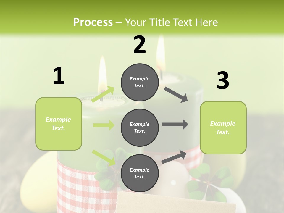 Bunte Eier Holz Landleben PowerPoint Template