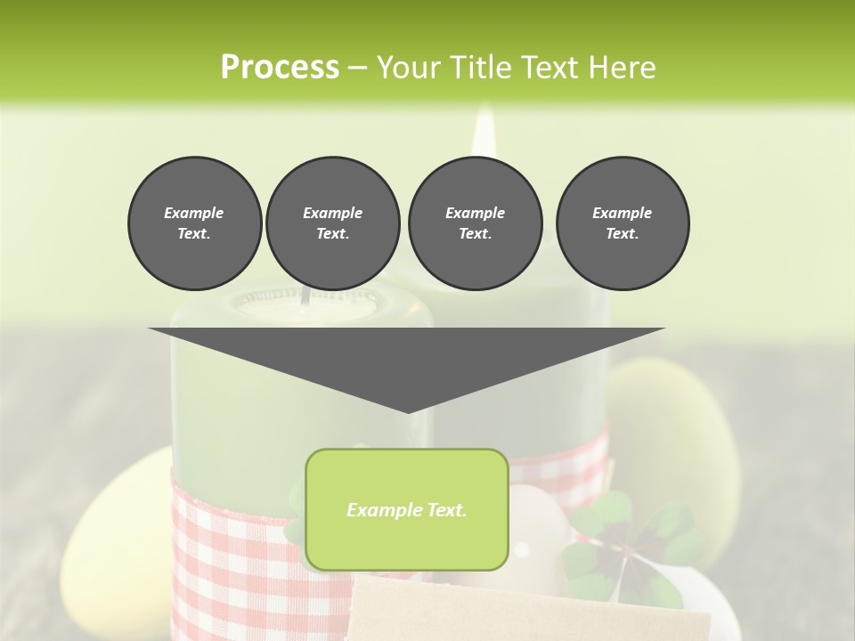 Bunte Eier Holz Landleben PowerPoint Template