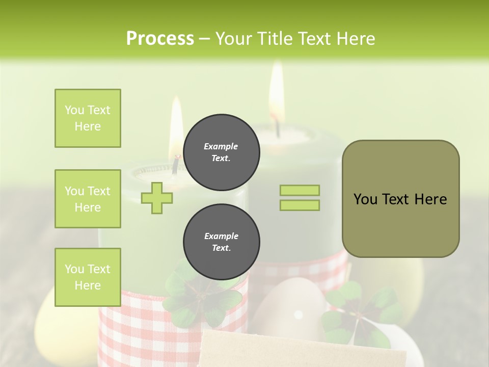 Bunte Eier Holz Landleben PowerPoint Template