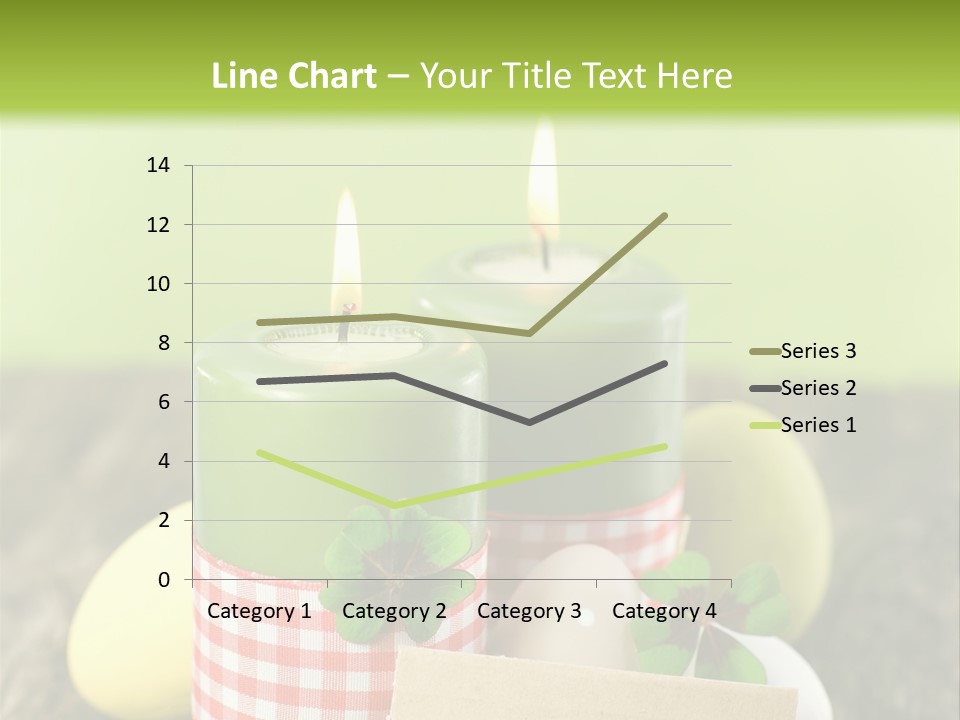 Bunte Eier Holz Landleben PowerPoint Template