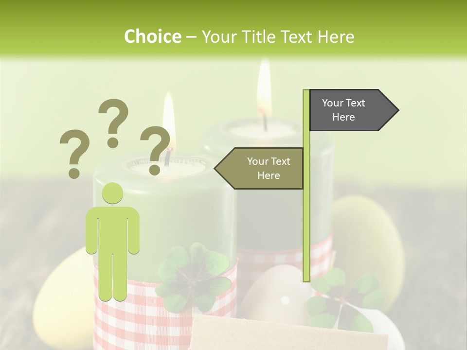 Bunte Eier Holz Landleben PowerPoint Template