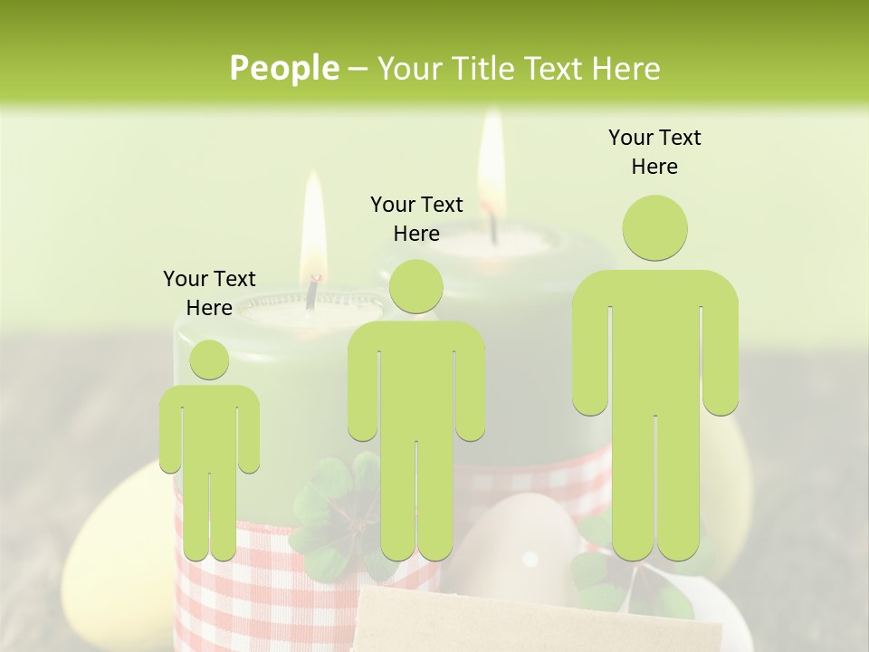 Bunte Eier Holz Landleben PowerPoint Template