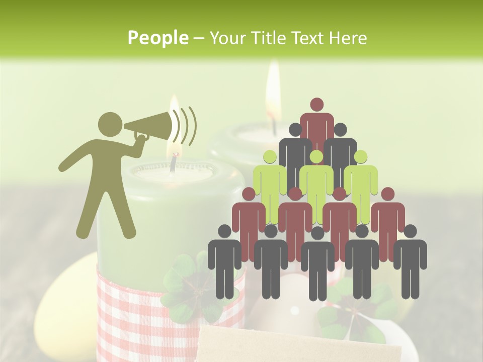 Bunte Eier Holz Landleben PowerPoint Template