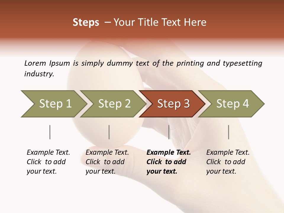 Yolk White Chicken PowerPoint Template