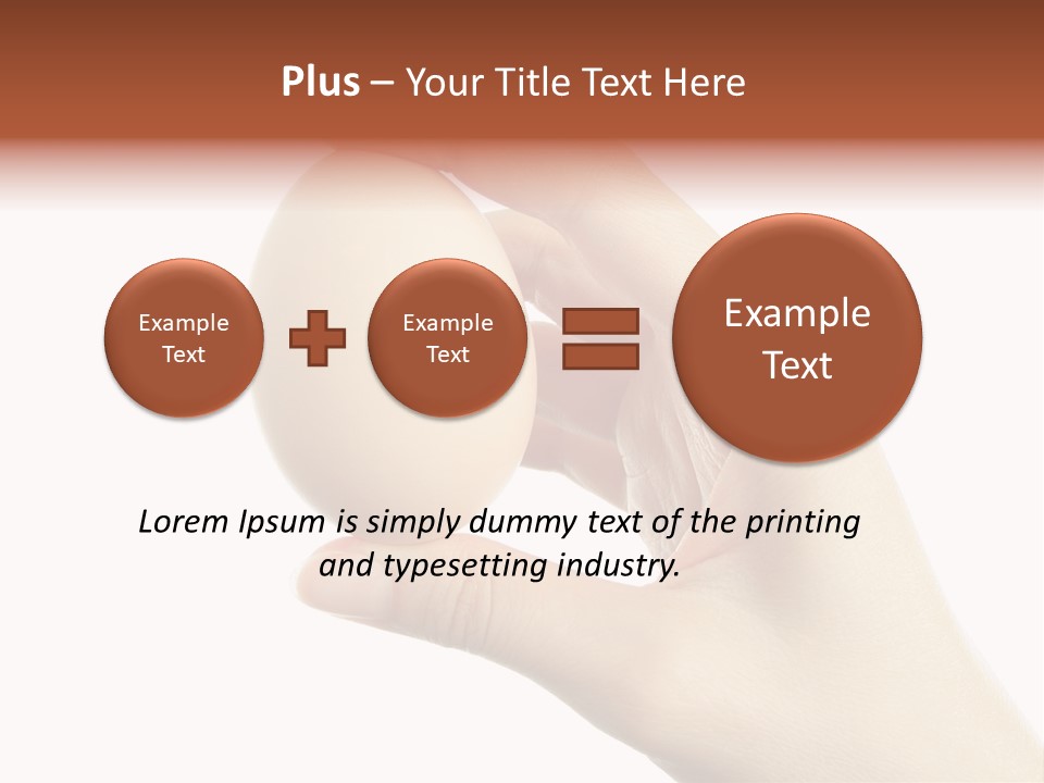 Yolk White Chicken PowerPoint Template