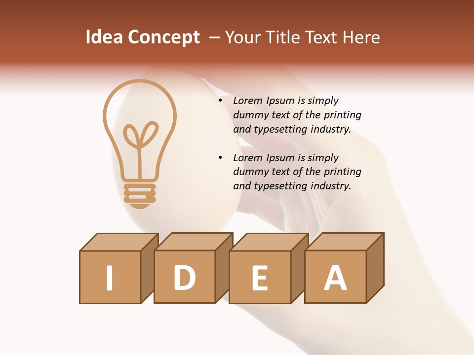 Yolk White Chicken PowerPoint Template
