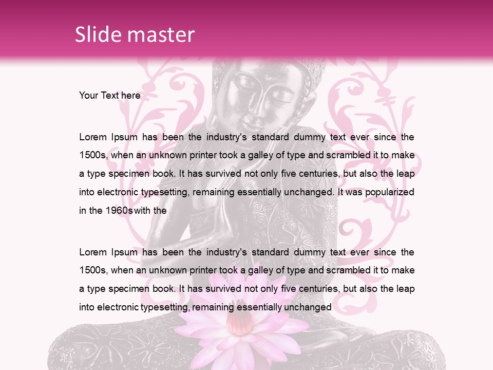 Thailande Bien Shiva PowerPoint Template