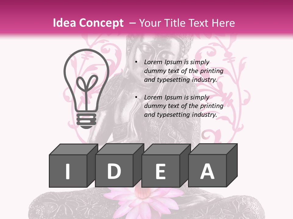 Thailande Bien Shiva PowerPoint Template