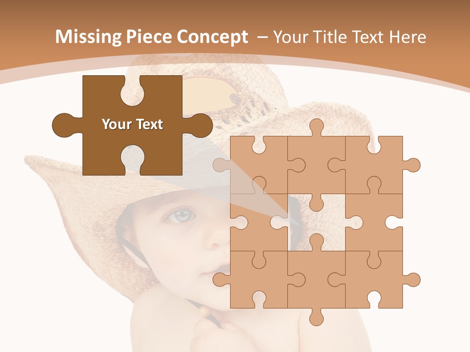Person Sombrero Kid PowerPoint Template