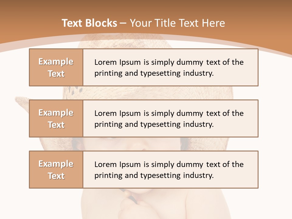 Person Sombrero Kid PowerPoint Template