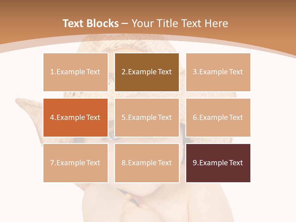 Person Sombrero Kid PowerPoint Template