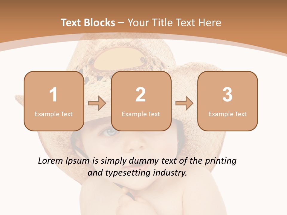 Person Sombrero Kid PowerPoint Template