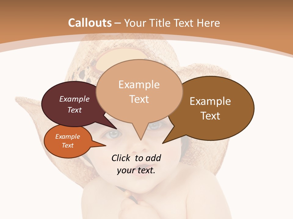 Person Sombrero Kid PowerPoint Template