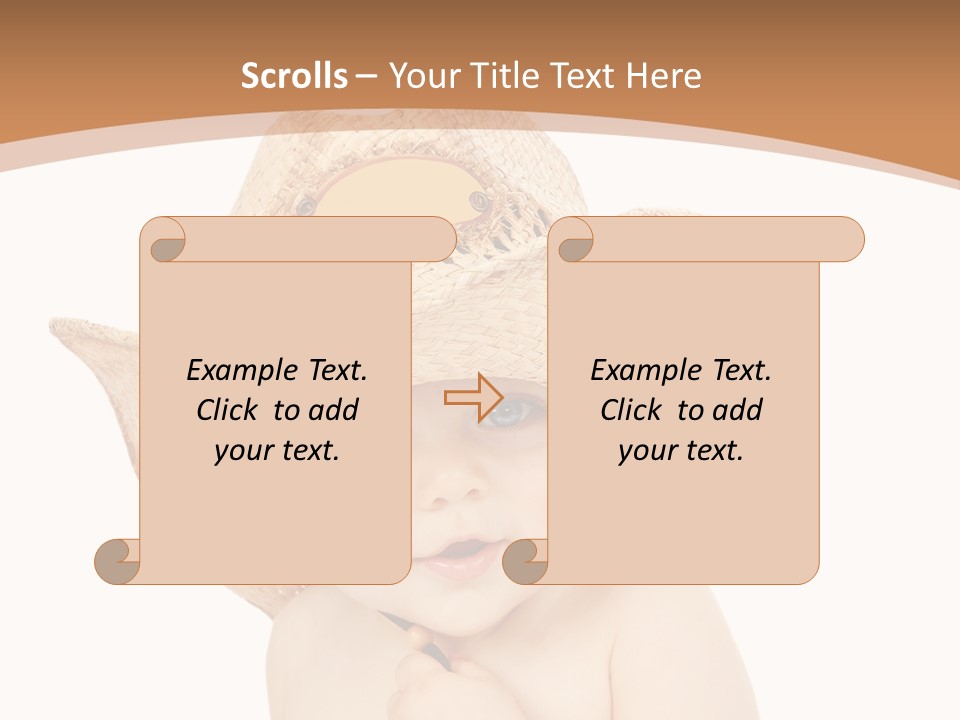 Person Sombrero Kid PowerPoint Template