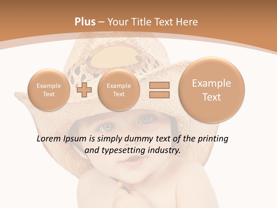 Person Sombrero Kid PowerPoint Template