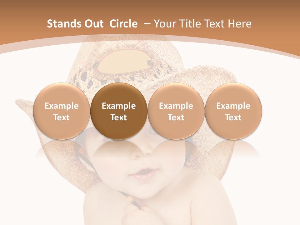 Person Sombrero Kid PowerPoint Template