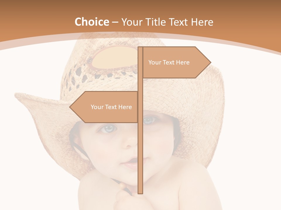 Person Sombrero Kid PowerPoint Template