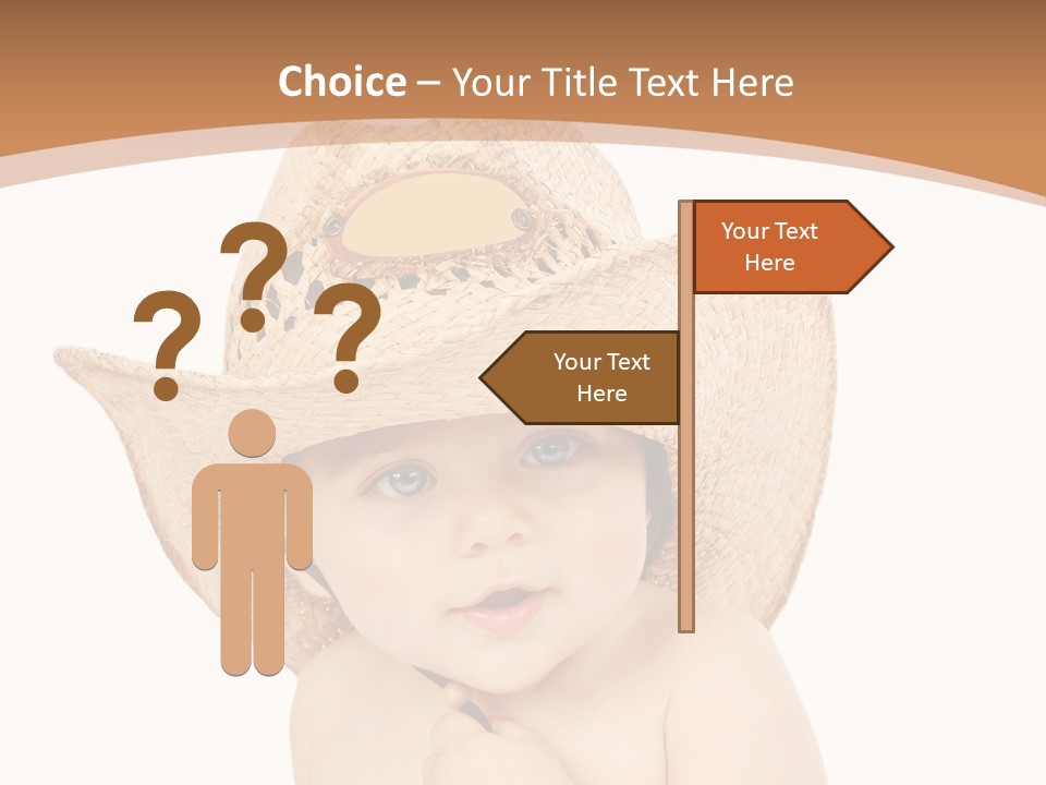Person Sombrero Kid PowerPoint Template