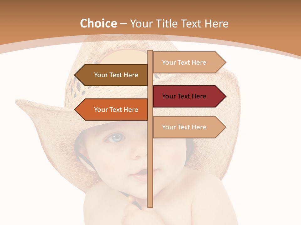 Person Sombrero Kid PowerPoint Template