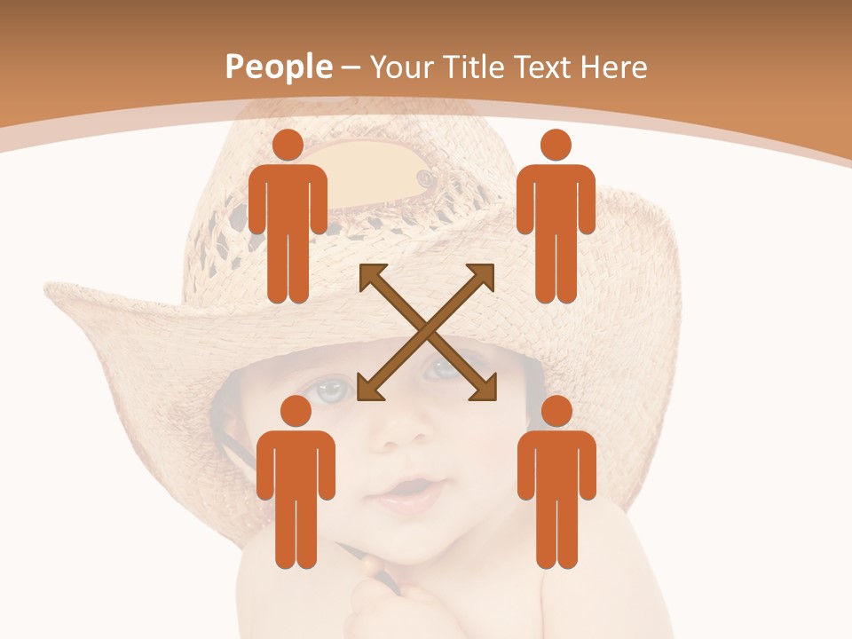 Person Sombrero Kid PowerPoint Template