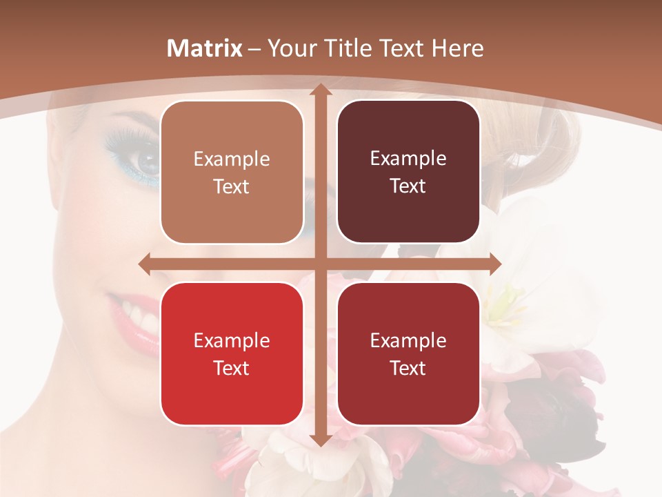 Antiageing Smiling Sexy PowerPoint Template