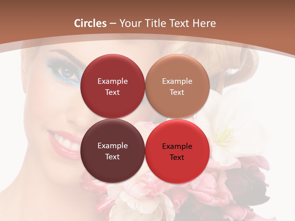 Antiageing Smiling Sexy PowerPoint Template