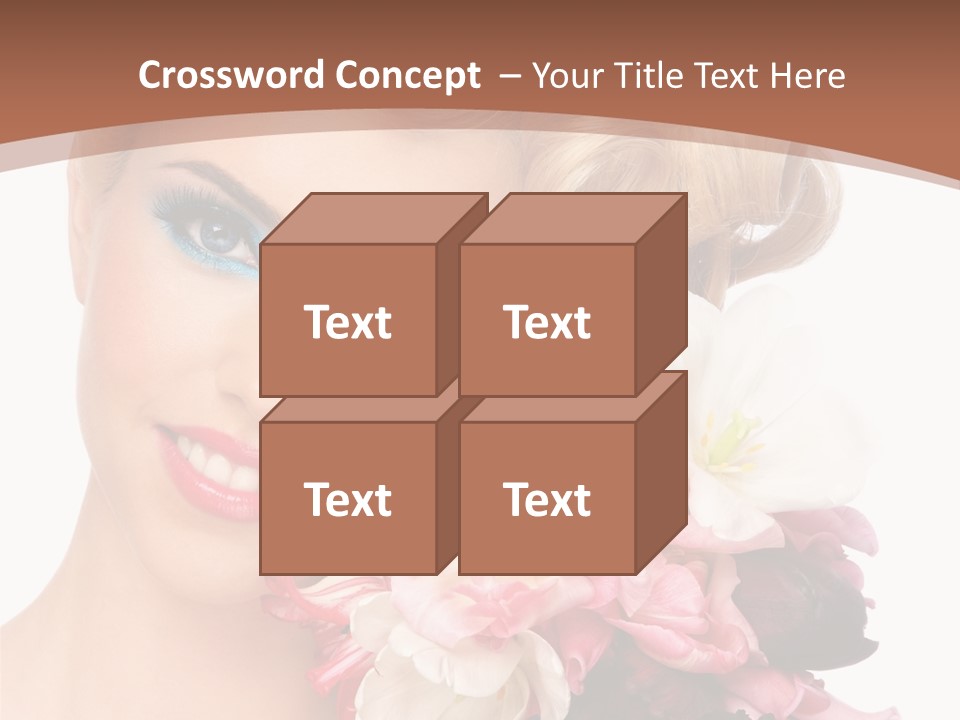 Antiageing Smiling Sexy PowerPoint Template