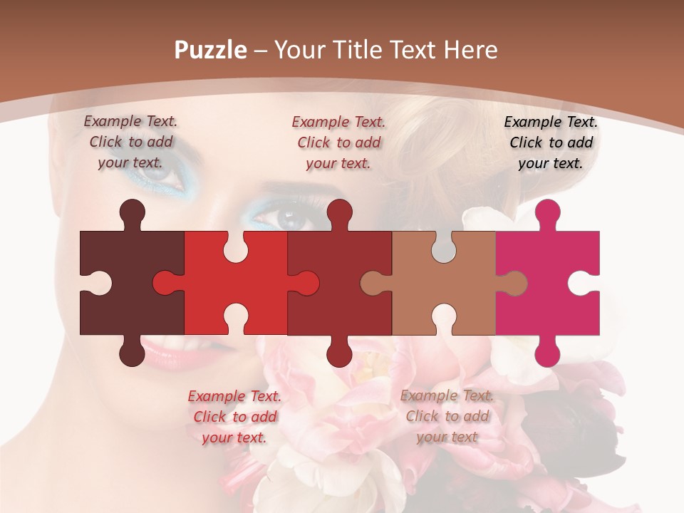 Antiageing Smiling Sexy PowerPoint Template