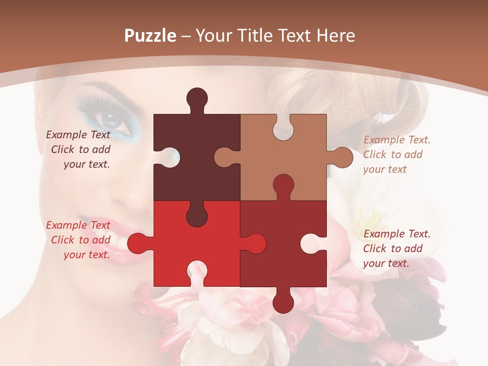 Antiageing Smiling Sexy PowerPoint Template