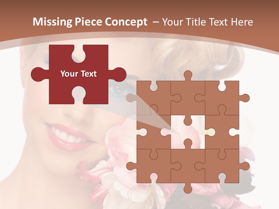 Antiageing Smiling Sexy PowerPoint Template