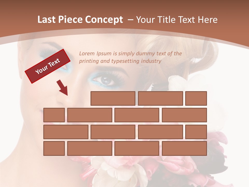 Antiageing Smiling Sexy PowerPoint Template