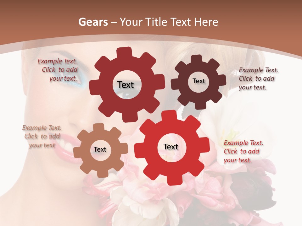 Antiageing Smiling Sexy PowerPoint Template