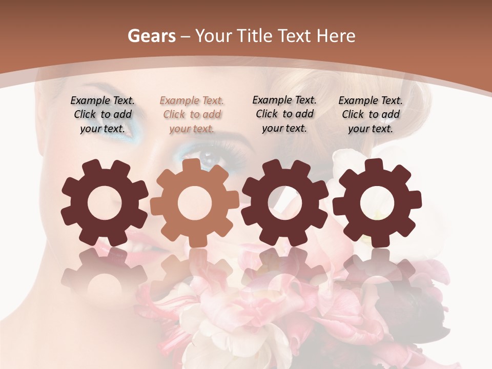 Antiageing Smiling Sexy PowerPoint Template