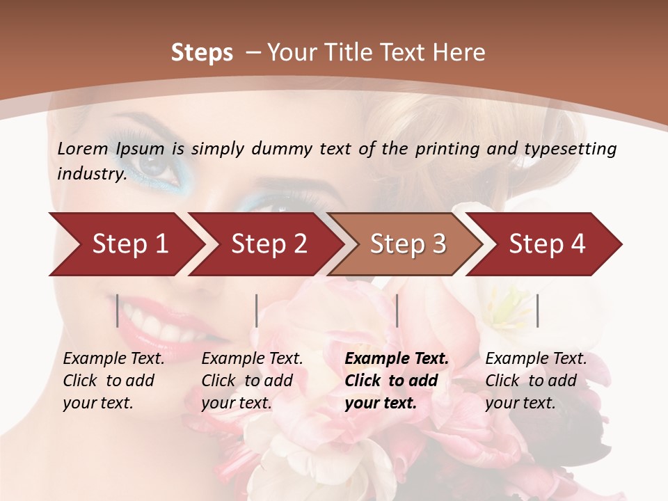 Antiageing Smiling Sexy PowerPoint Template