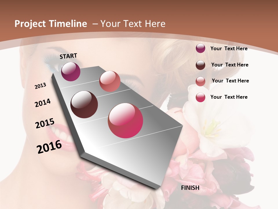 Antiageing Smiling Sexy PowerPoint Template