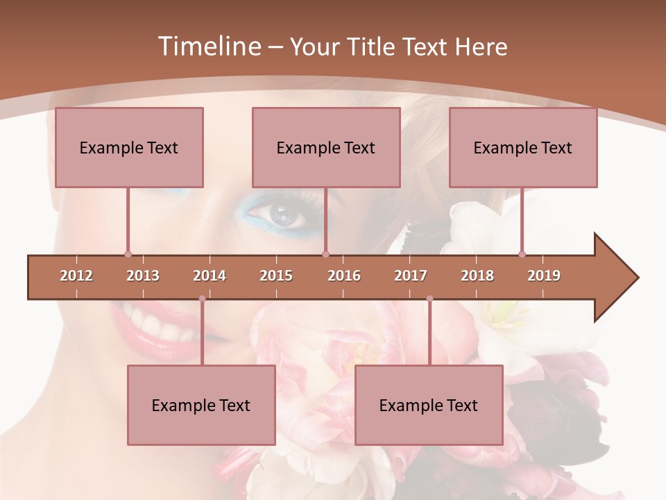 Antiageing Smiling Sexy PowerPoint Template