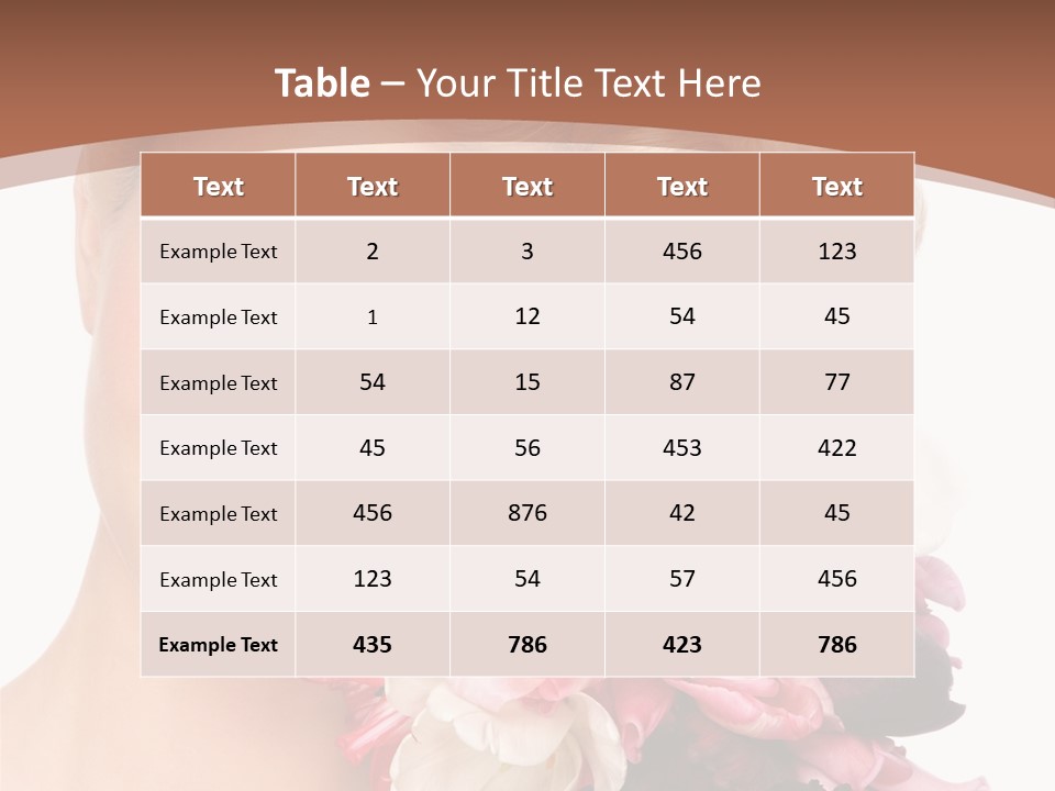 Antiageing Smiling Sexy PowerPoint Template