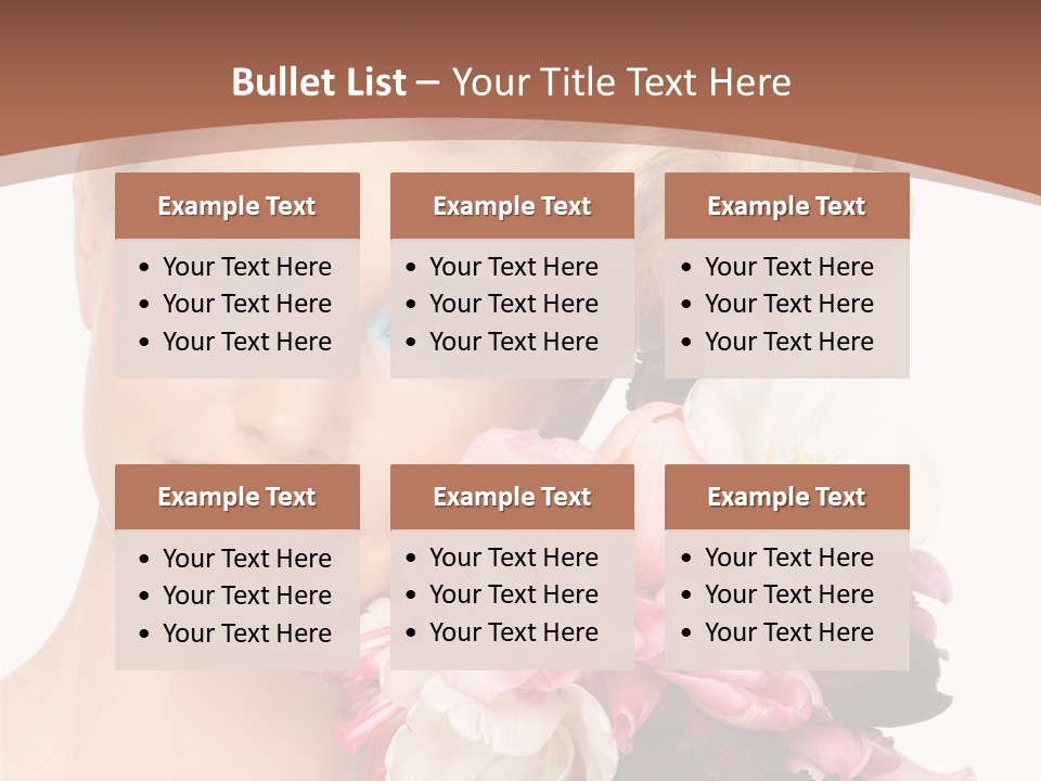 Antiageing Smiling Sexy PowerPoint Template