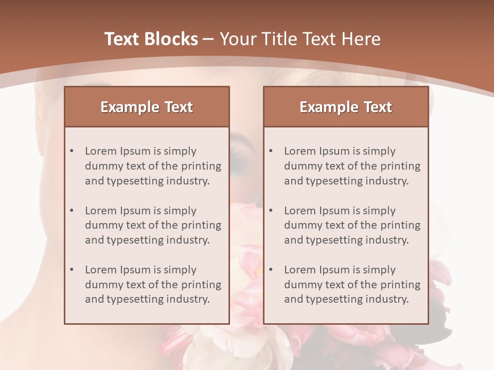 Antiageing Smiling Sexy PowerPoint Template