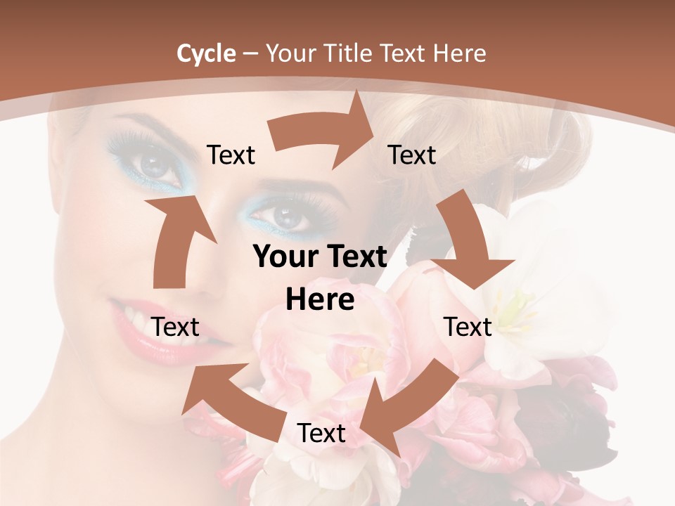 Antiageing Smiling Sexy PowerPoint Template