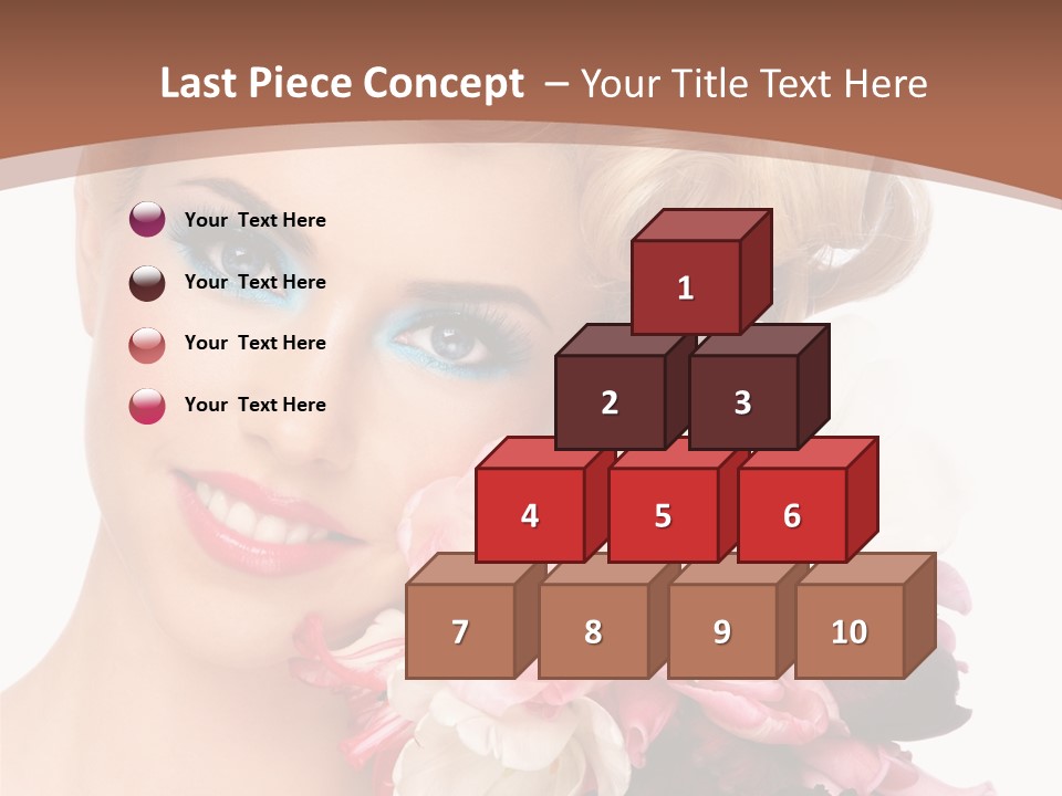 Antiageing Smiling Sexy PowerPoint Template