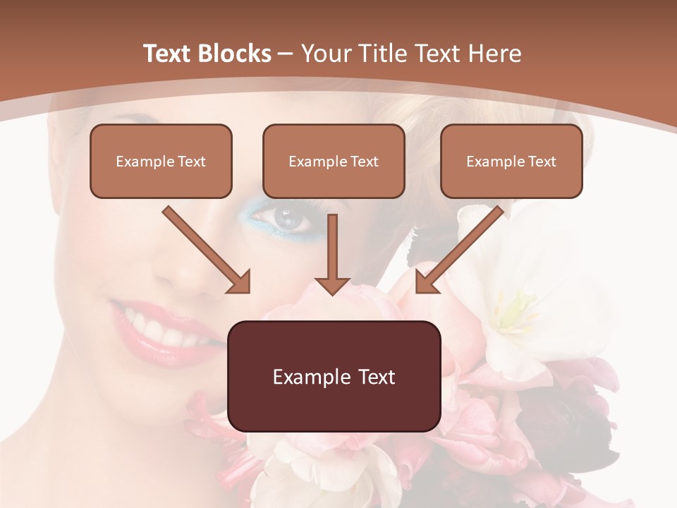 Antiageing Smiling Sexy PowerPoint Template