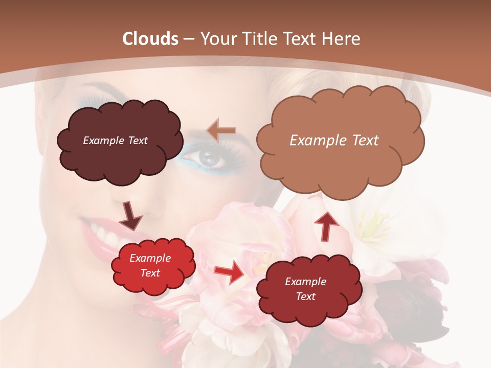 Antiageing Smiling Sexy PowerPoint Template