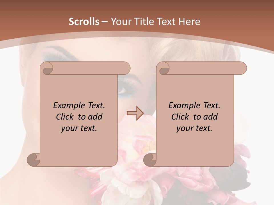 Antiageing Smiling Sexy PowerPoint Template
