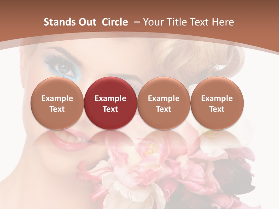 Antiageing Smiling Sexy PowerPoint Template