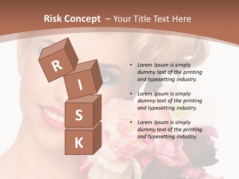 Antiageing Smiling Sexy PowerPoint Template