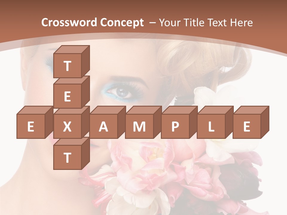 Antiageing Smiling Sexy PowerPoint Template