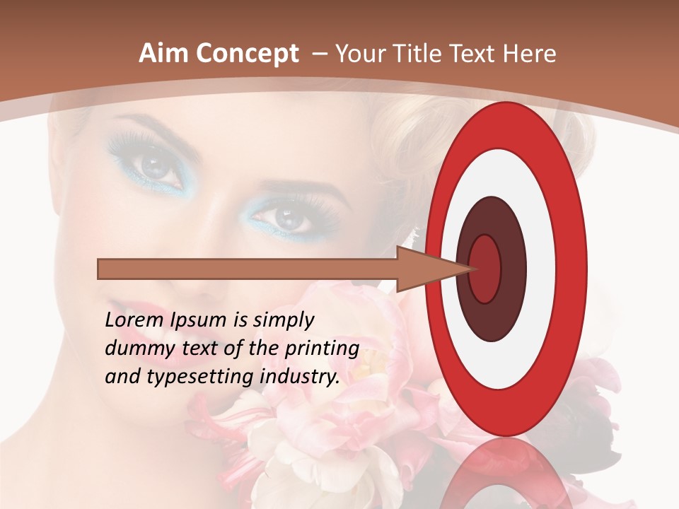 Antiageing Smiling Sexy PowerPoint Template