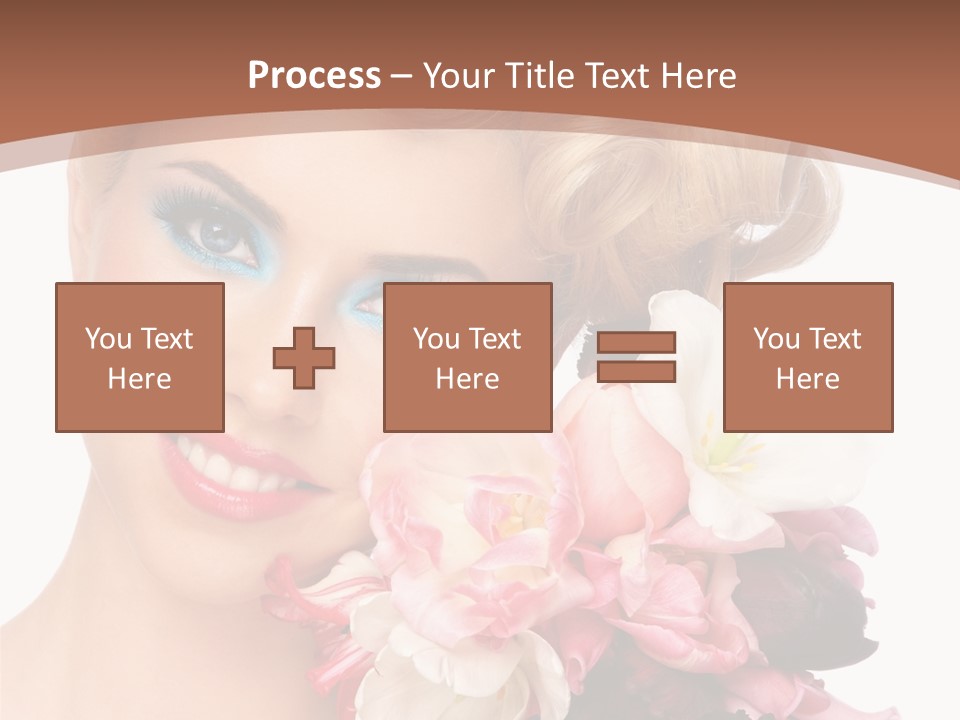 Antiageing Smiling Sexy PowerPoint Template