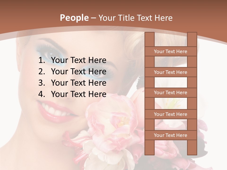 Antiageing Smiling Sexy PowerPoint Template